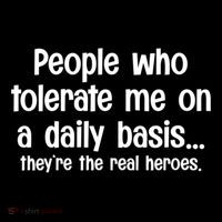 People Who Tolerate Me On A Daily Basis Funny Flatbill Hat