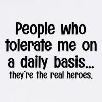 People Who Tolerate Me On A Daily Basis Funny Garment-Dyed Sweatshirt