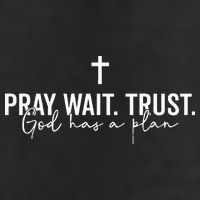 Pray Wait Trust God Has A Plan 12oz Stainless Steel Coffee Mug