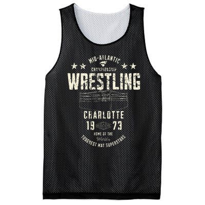 Pro Wrestling Territory Charlotte 1973 Mid Atlantic Mesh Reversible Basketball Jersey Tank