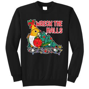 Parrot Wrecks The Halls I Whitebellied Caique Sweatshirt