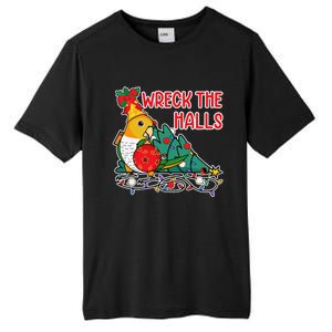 Parrot Wrecks The Halls I Whitebellied Caique Tall Fusion ChromaSoft Performance T-Shirt