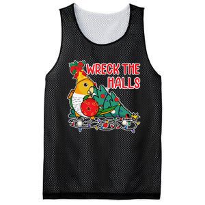 Parrot Wrecks The Halls I Whitebellied Caique Mesh Reversible Basketball Jersey Tank