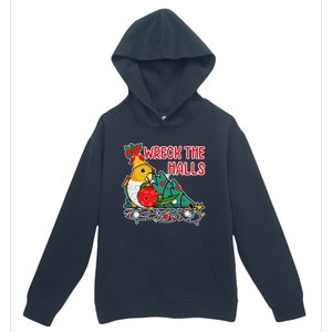 Parrot Wrecks The Halls I Whitebellied Caique Urban Pullover Hoodie