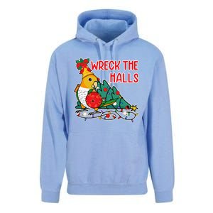 Parrot Wrecks The Halls I Whitebellied Caique Unisex Surf Hoodie