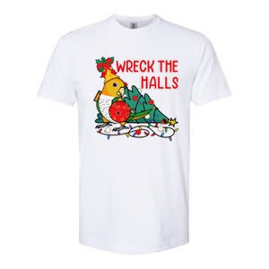 Parrot Wrecks The Halls I Whitebellied Caique Softstyle CVC T-Shirt