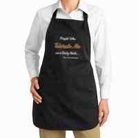 People Who Tolerate Me On A Daily Basis Full-Length Apron With Pockets