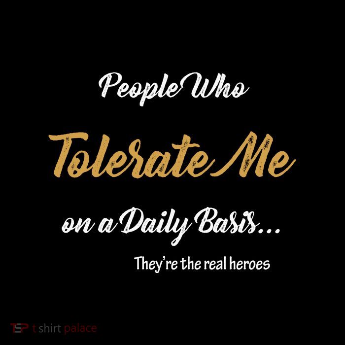 People Who Tolerate Me On A Daily Basis Flatbill Hat