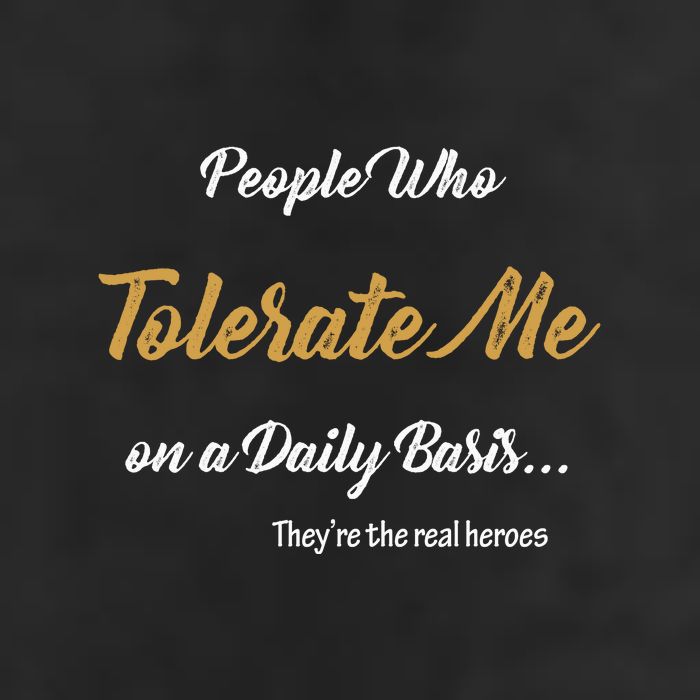 People Who Tolerate Me On A Daily Basis 25L Jumbo Tote