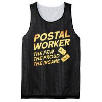 Postal Worker The Few The Proud The Insane Mailman Postman Mesh Reversible Basketball Jersey Tank