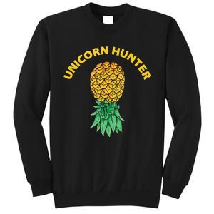 Polyamory With Upside Down Pineapple And Unicorn Hunter Sweatshirt