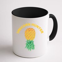 Polyamory With Upside Down Pineapple And Unicorn Hunter Gift Mug