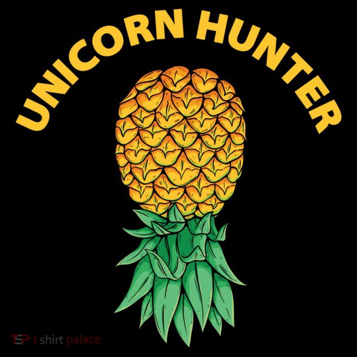 Polyamory With Upside Down Pineapple And Unicorn Hunter Gift Flatbill Hat