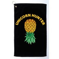 Polyamory With Upside Down Pineapple And Unicorn Hunter Gift Golf Towel