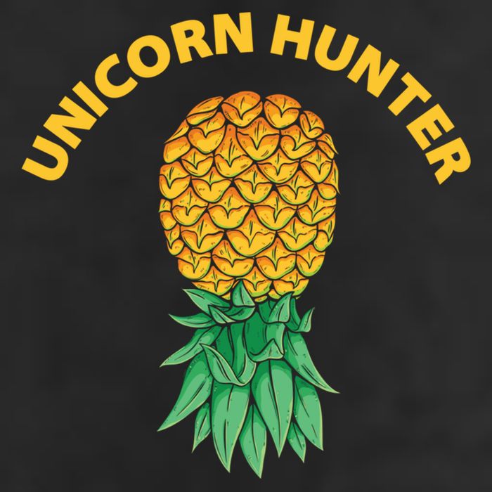 Polyamory With Upside Down Pineapple And Unicorn Hunter Gift Golf Towel