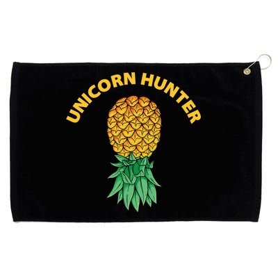 Polyamory With Upside Down Pineapple And Unicorn Hunter Gift Grommeted Golf Towel