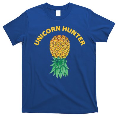 Polyamory With Upside Down Pineapple And Unicorn Hunter Gift T-Shirt