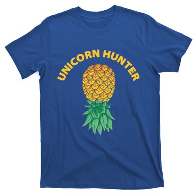 Polyamory With Upside Down Pineapple And Unicorn Hunter Gift T-Shirt