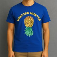 Polyamory With Upside Down Pineapple And Unicorn Hunter Gift T-Shirt