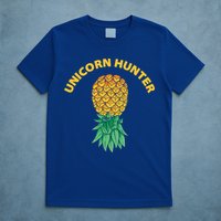 Polyamory With Upside Down Pineapple And Unicorn Hunter Gift T-Shirt