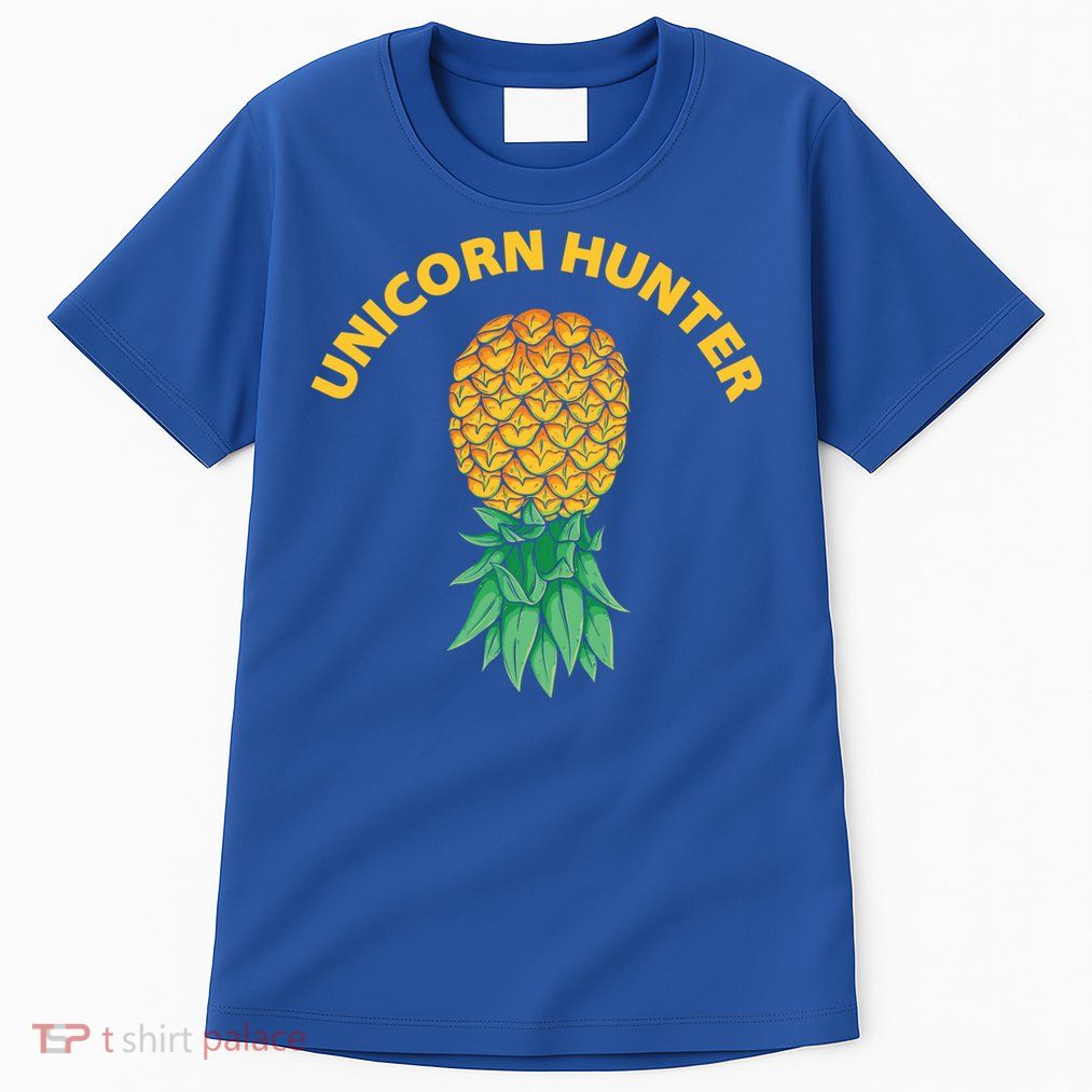 Polyamory With Upside Down Pineapple And Unicorn Hunter Gift Tall T-Shirt