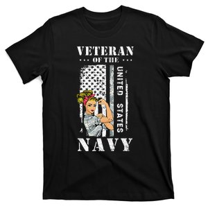 Proud Women U.S Military Veteran Veterans Day T-Shirt