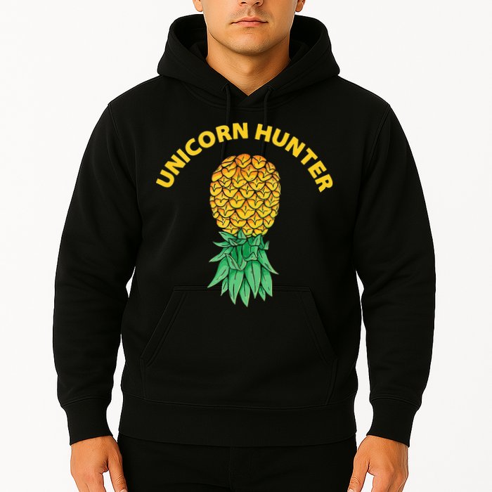 Polyamory With Upside Down Pineapple And Unicorn Hunter Hoodie