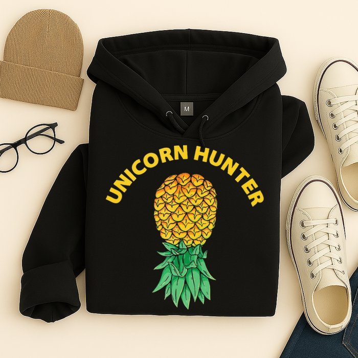 Polyamory With Upside Down Pineapple And Unicorn Hunter Hoodie