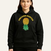 Polyamory With Upside Down Pineapple And Unicorn Hunter Hoodie