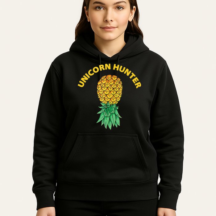 Polyamory With Upside Down Pineapple And Unicorn Hunter Hoodie