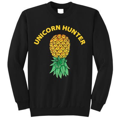 Polyamory With Upside Down Pineapple And Unicorn Hunter Sweatshirt