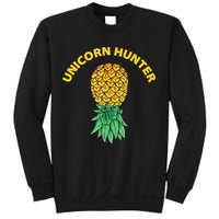 Polyamory With Upside Down Pineapple And Unicorn Hunter Sweatshirt