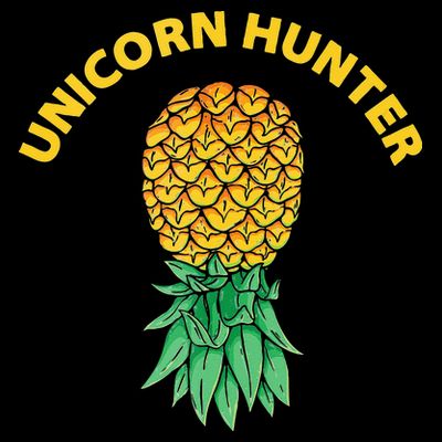 Polyamory With Upside Down Pineapple And Unicorn Hunter T-Shirt