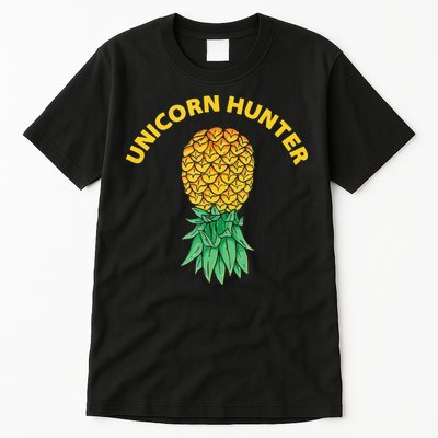 Polyamory With Upside Down Pineapple And Unicorn Hunter Tall T-Shirt