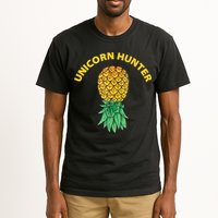 Polyamory With Upside Down Pineapple And Unicorn Hunter Tall T-Shirt