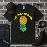 Polyamory With Upside Down Pineapple And Unicorn Hunter Tall T-Shirt