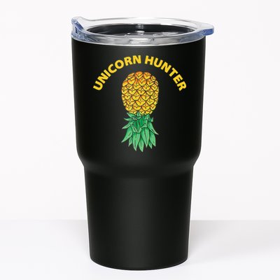 Polyamory With Upside Down Pineapple And Unicorn Hunter Tumbler