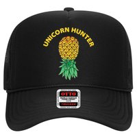 Polyamory With Upside Down Pineapple And Unicorn Hunter Trucker Hat