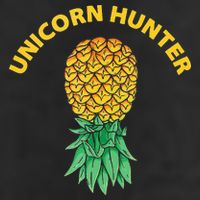 Polyamory With Upside Down Pineapple And Unicorn Hunter Trucker Hat