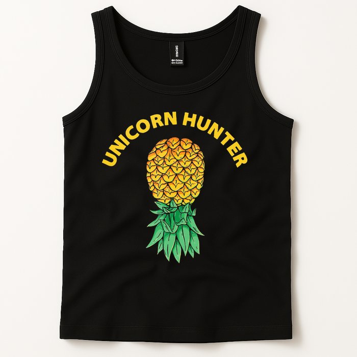 Polyamory With Upside Down Pineapple And Unicorn Hunter Tank Top
