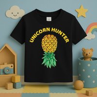 Polyamory With Upside Down Pineapple And Unicorn Hunter Toddler T-Shirt