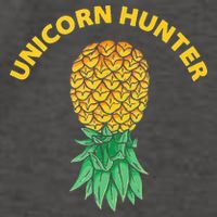 Polyamory With Upside Down Pineapple And Unicorn Hunter Vector Backpack