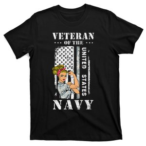 Proud Women U.S Military Veteran Veterans Day T-Shirt