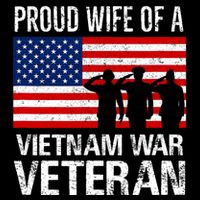 Proud Wife Vietnam War Veteran Husband Wives Matching Design City Backpack