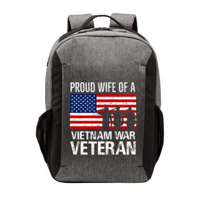 Proud Wife Vietnam War Veteran Husband Wives Matching Design Vector Backpack