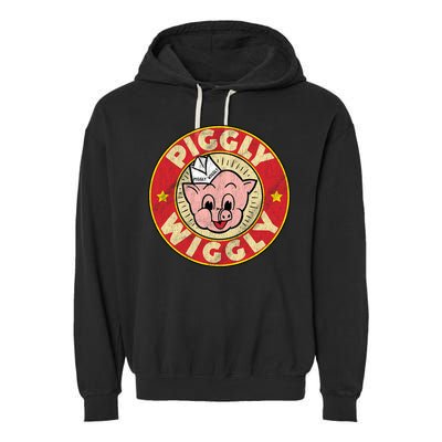 Piggly Wiggly Vintage Retro Garment-Dyed Fleece Hoodie