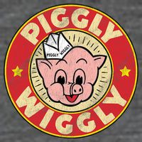 Piggly Wiggly Vintage Retro Flexfit Unipanel Trucker Cap