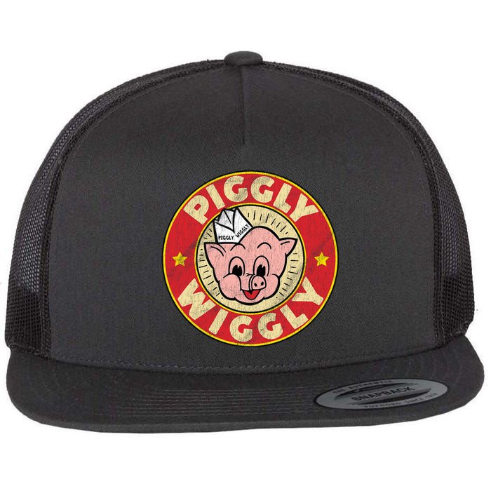 Piggly Wiggly Vintage Retro Flat Bill Trucker Hat