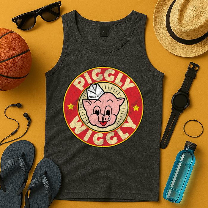 Piggly Wiggly Vintage Retro Tank Top