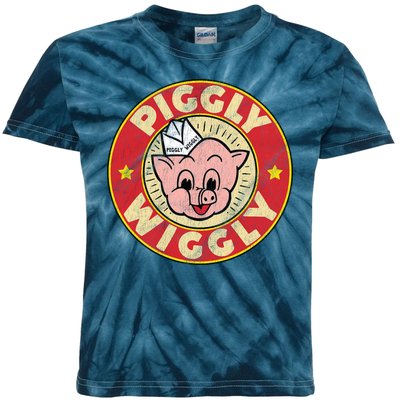 Piggly Wiggly Vintage Retro Kids Tie-Dye T-Shirt